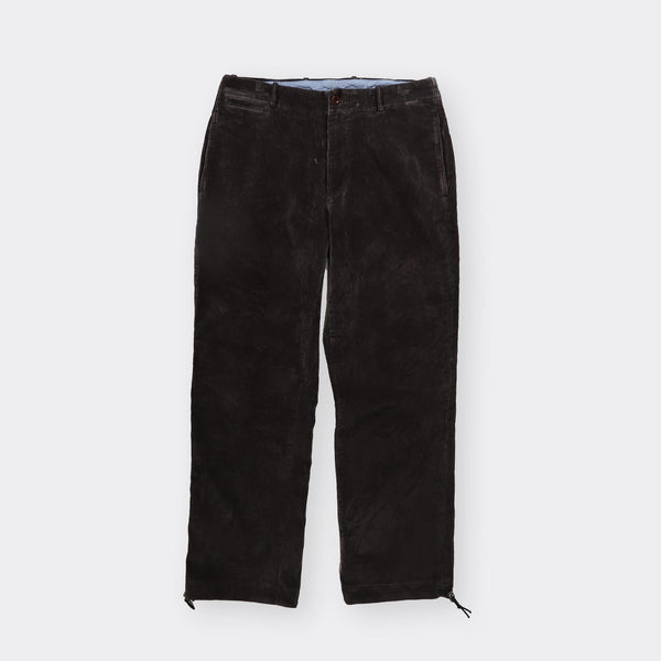 Pantalon vintage en velours côtelé avec cordon de serrage - 34" x 29"