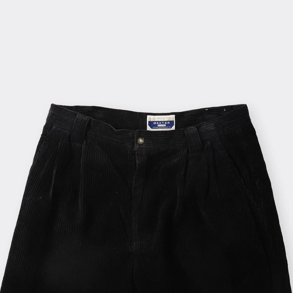 Pantalon vintage en velours côtelé avec cordon de serrage - 34" x 28"